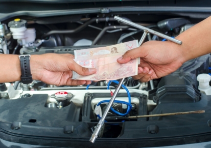 Autoreparatur Kredit Car costs